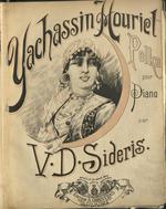 Yachassin Houriet: Polka pour piano par V.D. Sideris.